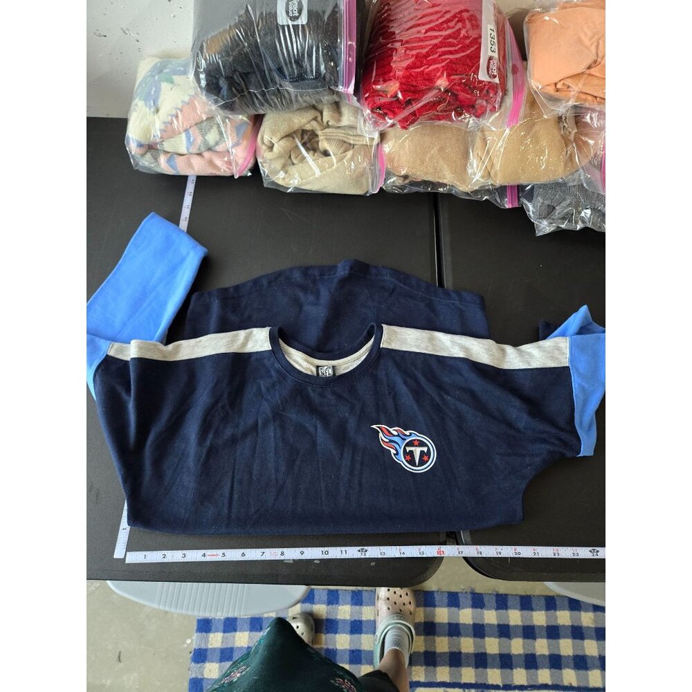 NFL Team Apparel Tennessee Titans Long Sleeve Shirt Size Small Football Fan TN - Picture 5 of 9